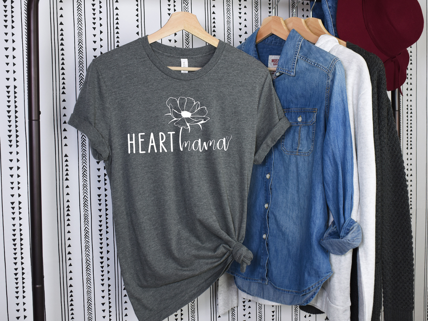 CHD Mama T-Shirt – Soft Bella Canvas Tee for Proud Heart Moms | Share Your Child’s Story in Comfort