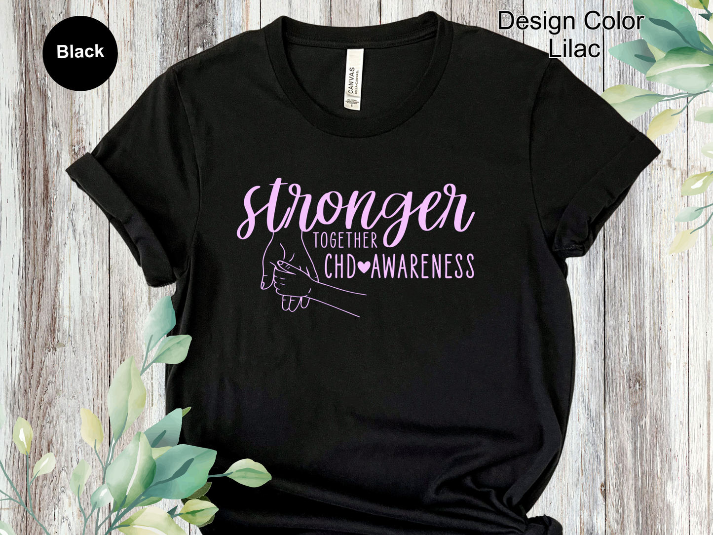 Unbreakable Love-CHD Awareness Shirt-Toddler Hand