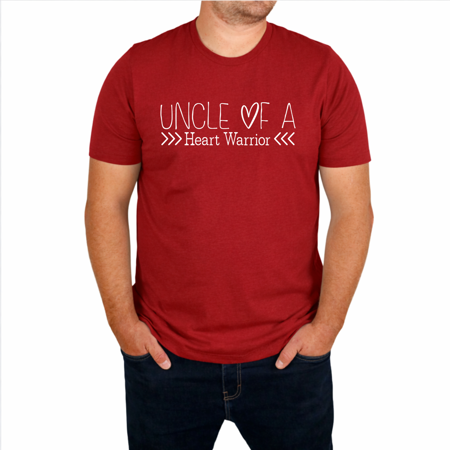 Heart Month CHD Awareness | Heart Warrior Tee-Born Brave