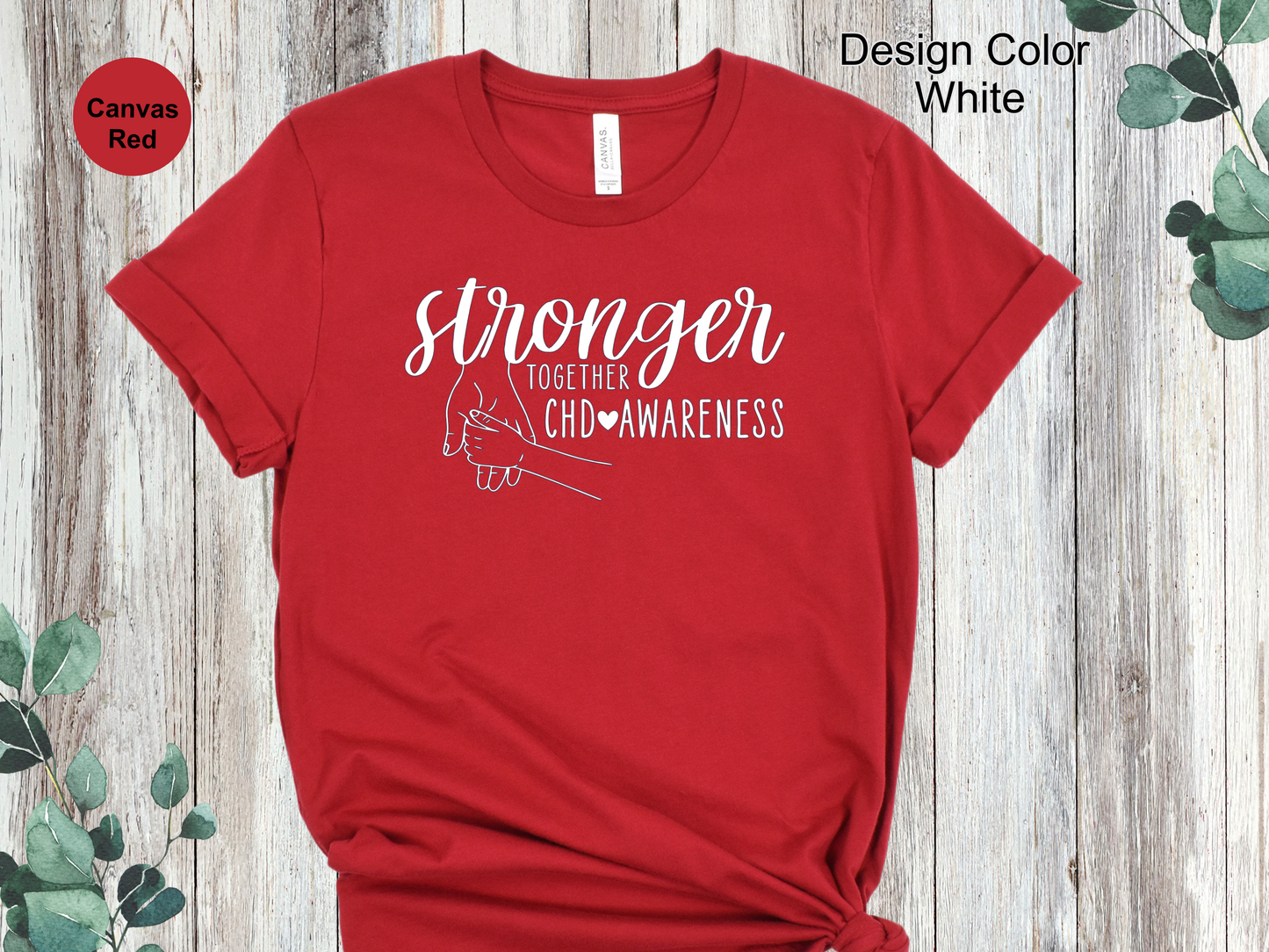 Unbreakable Love-CHD Awareness Shirt-Toddler Hand