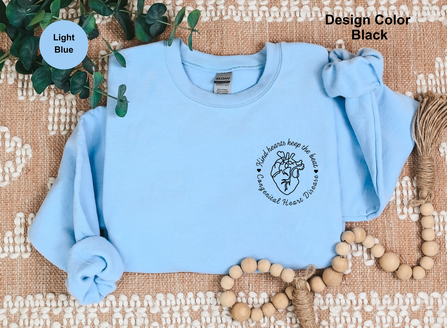 Kind Hearts Left Chest-CHD Sweatshirt