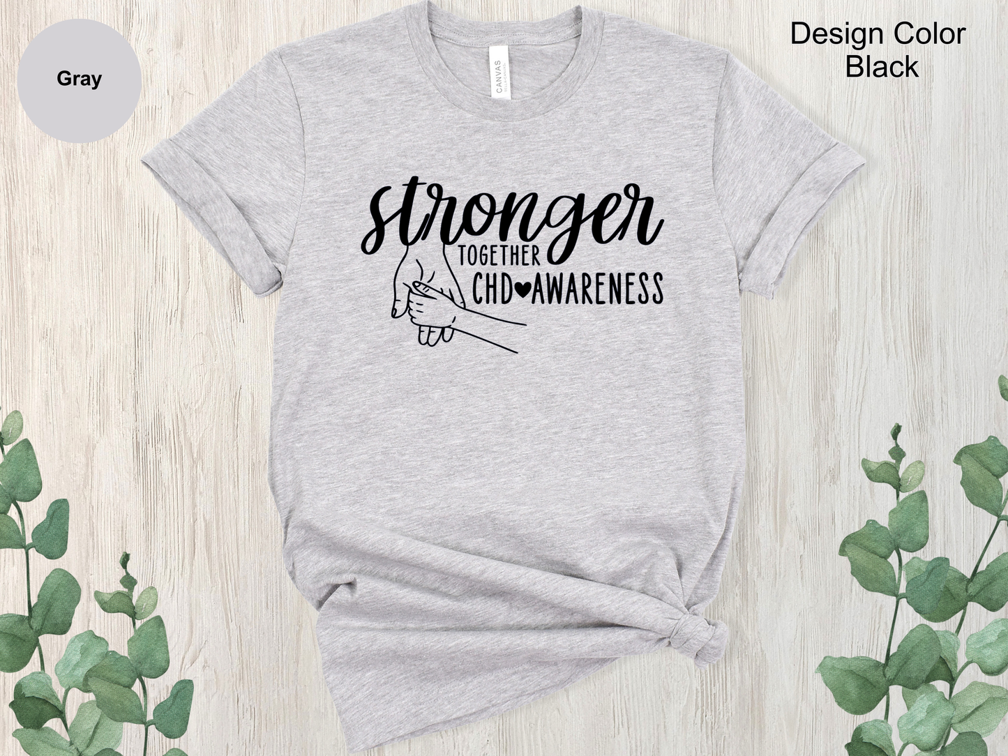 Unbreakable Love-CHD Awareness Shirt-Toddler Hand
