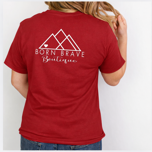 Heart Month Family Tee– I Wear Red for CHD Awareness