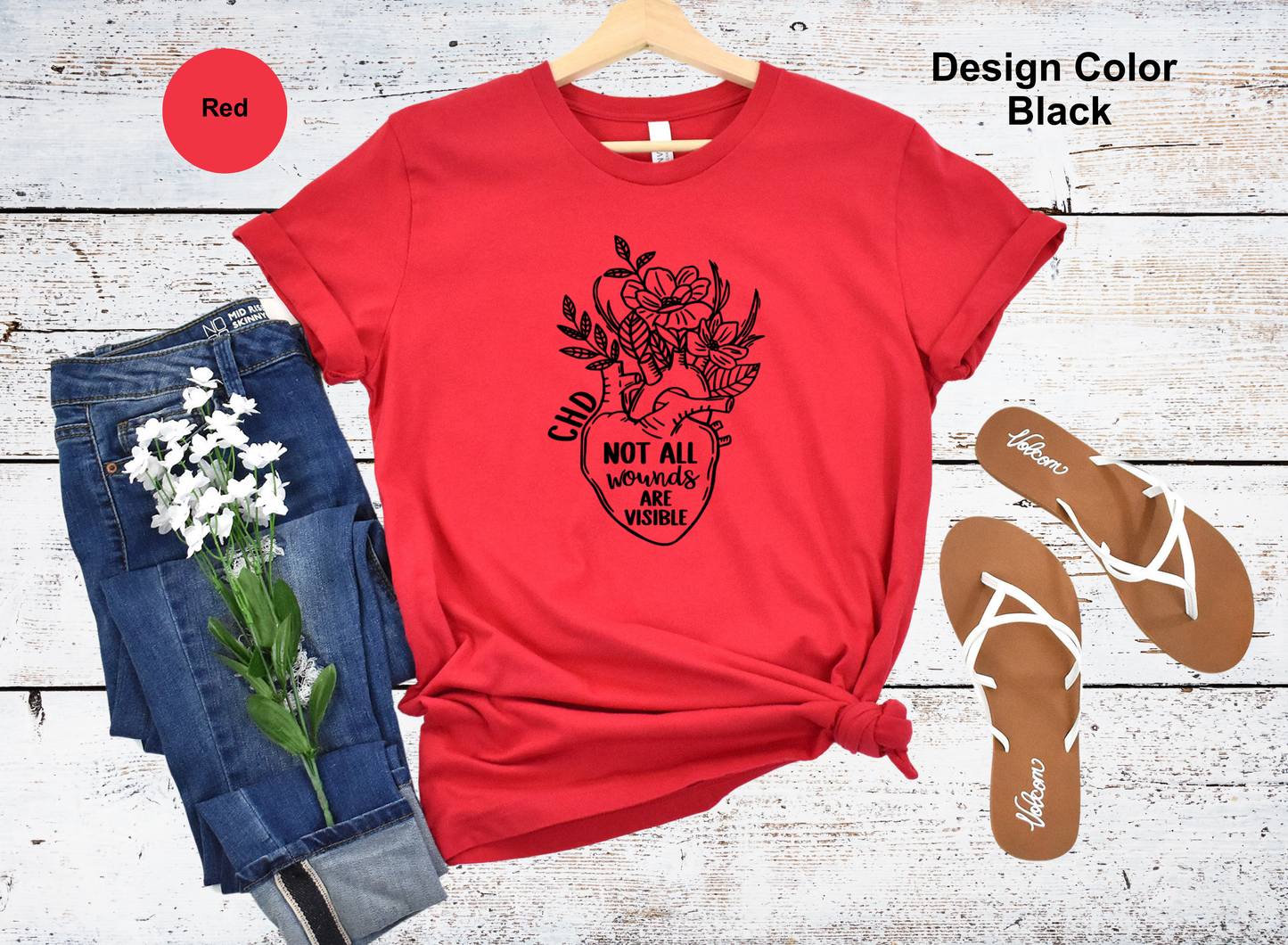 Invisible Wounds-CHD Awareness Shirt