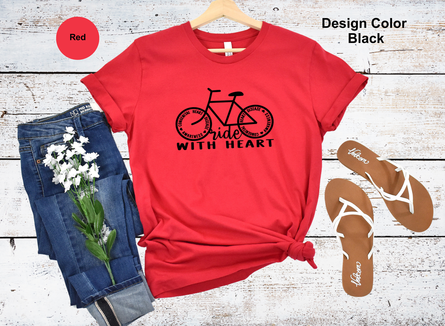 Ride With Heart Shirt
