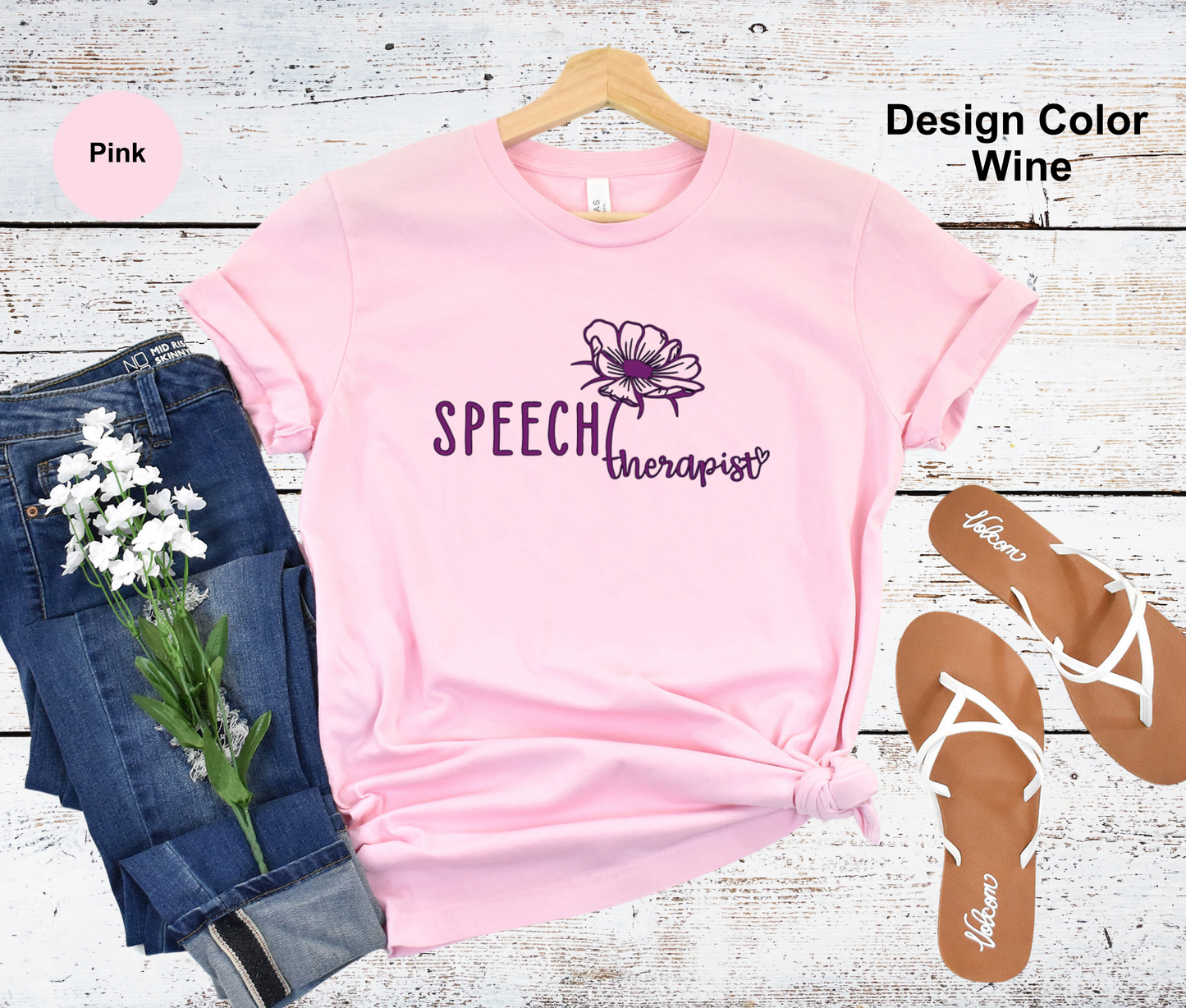 Delicate Flower-Speech Therapy Shirt