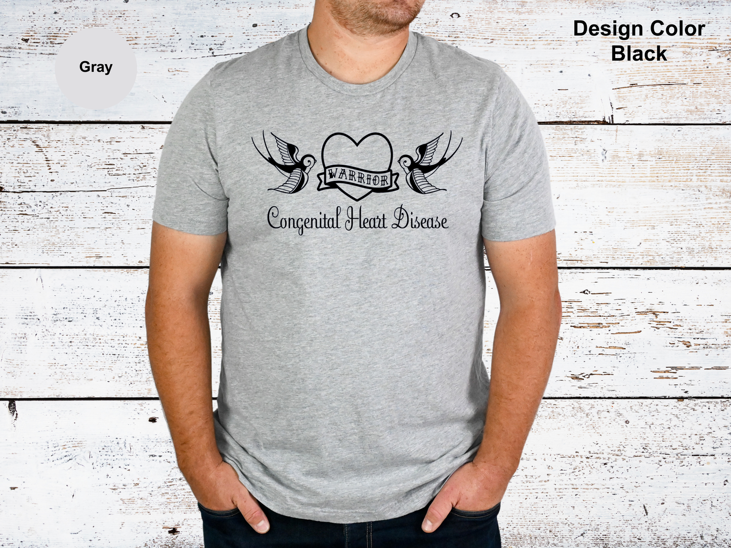 Sailor Tattoo Style-CHD Awareness Shirt