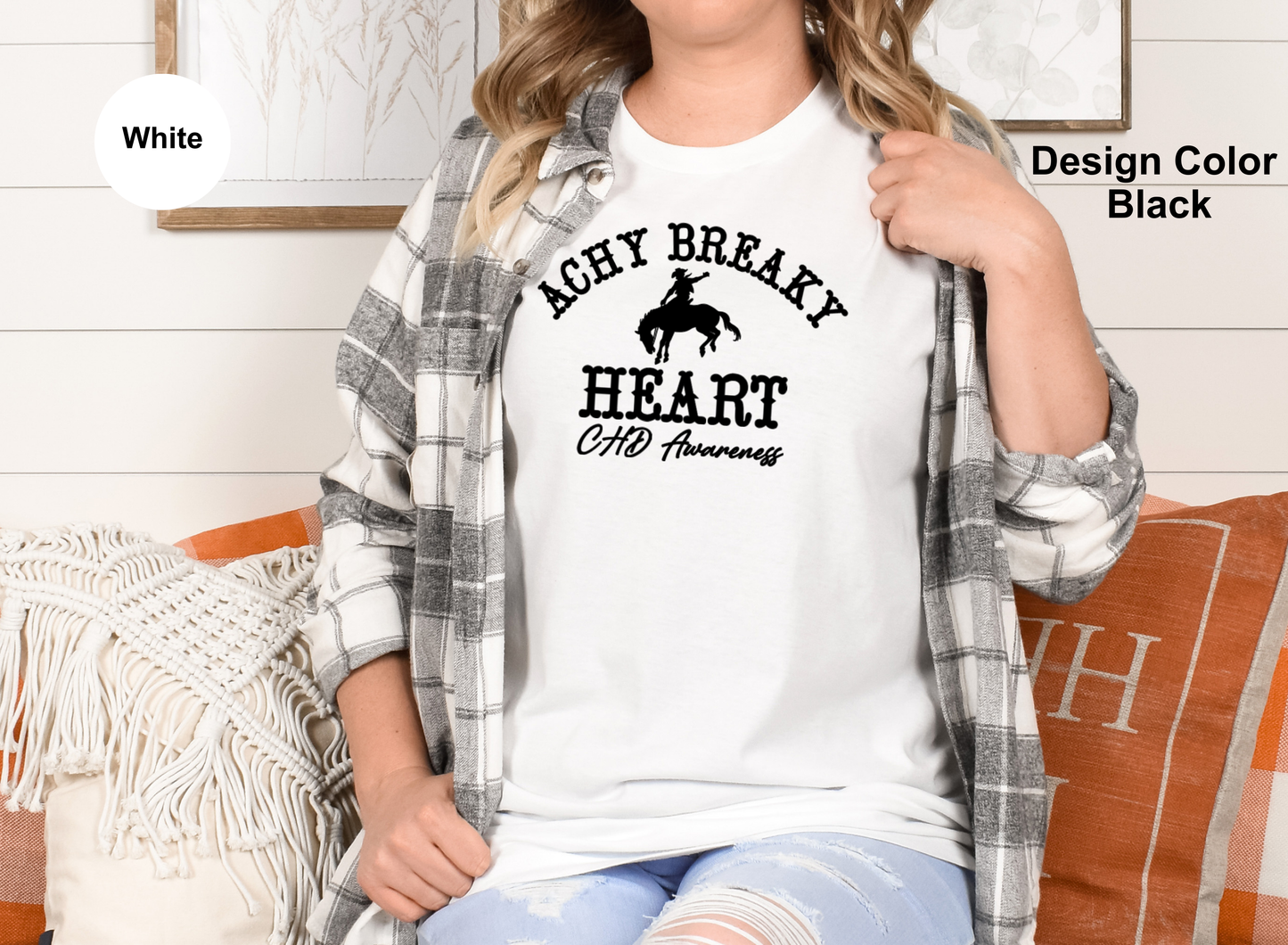 Achy Breaky Heart-CHD Awareness Shirt