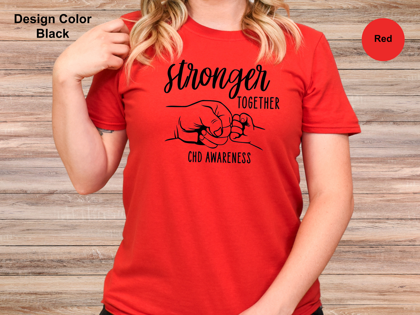 Stronger Together-CHD Awareness Shirt