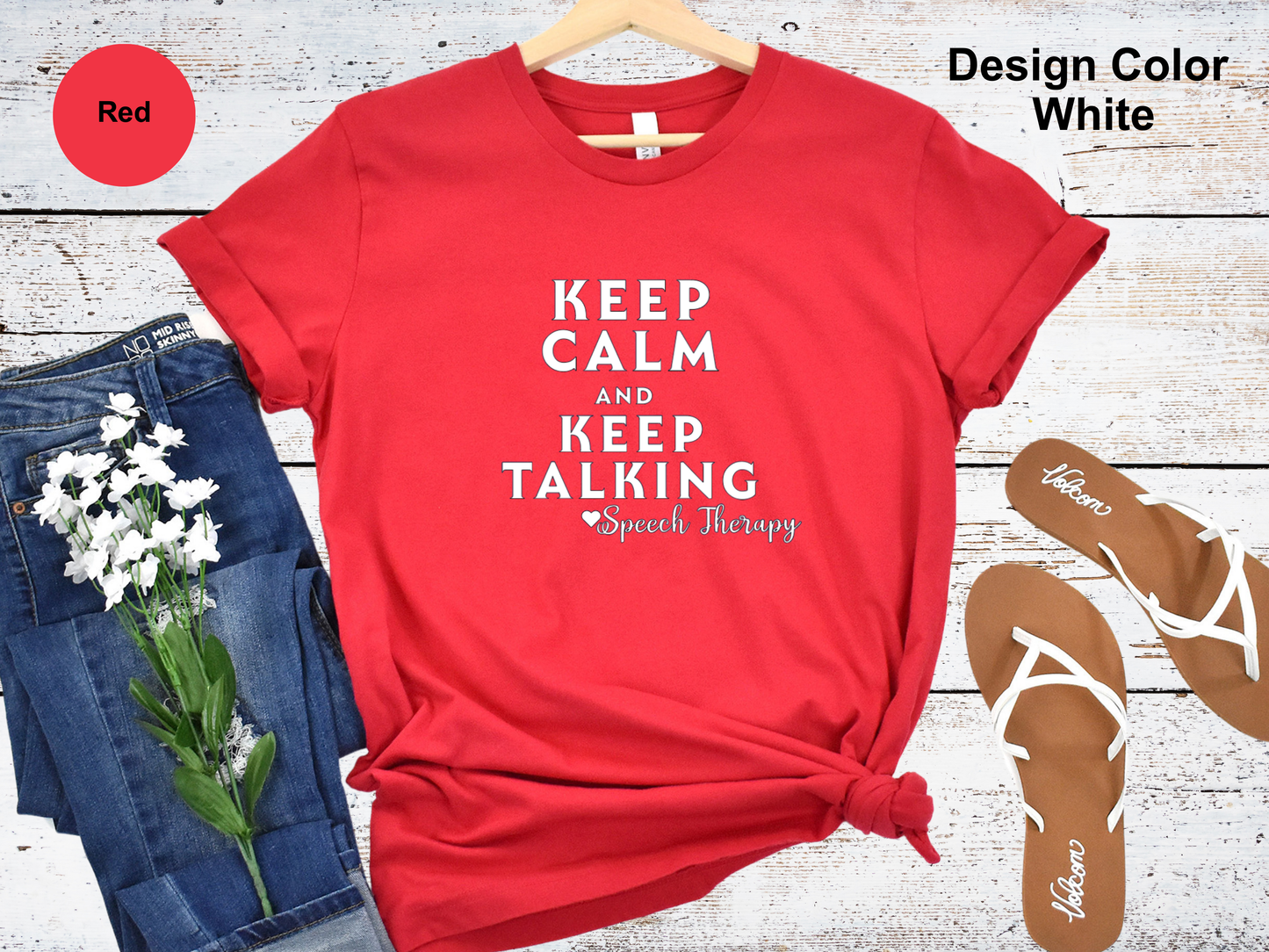 Keep Calm-Speech Therapy Shirt