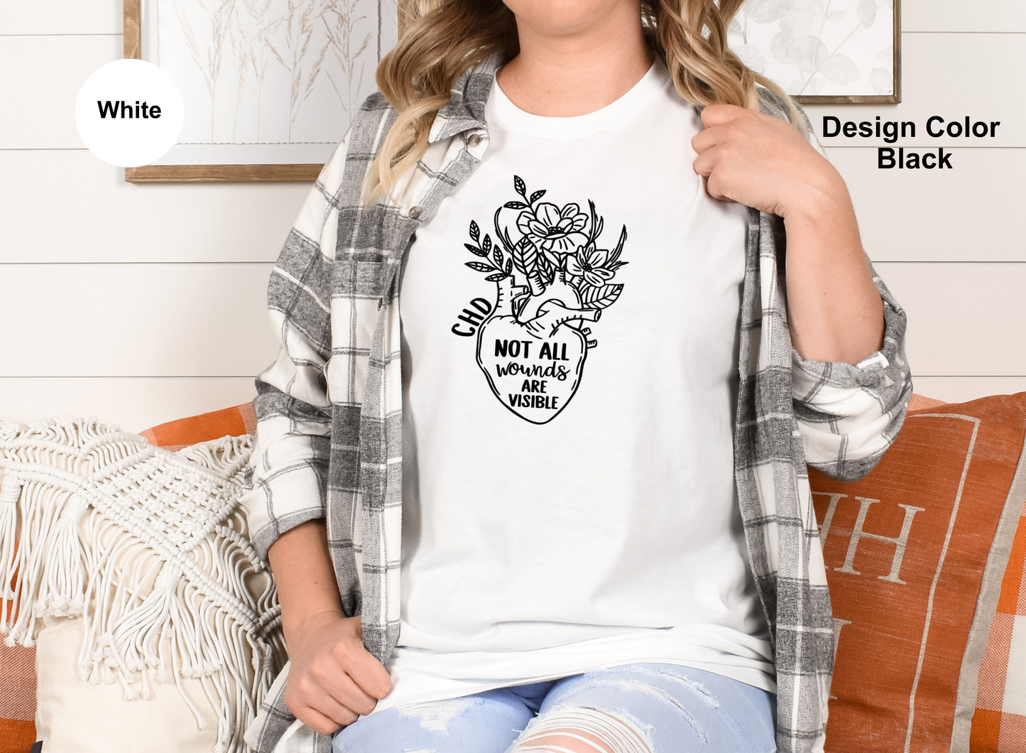 Invisible Wounds-CHD Awareness Shirt