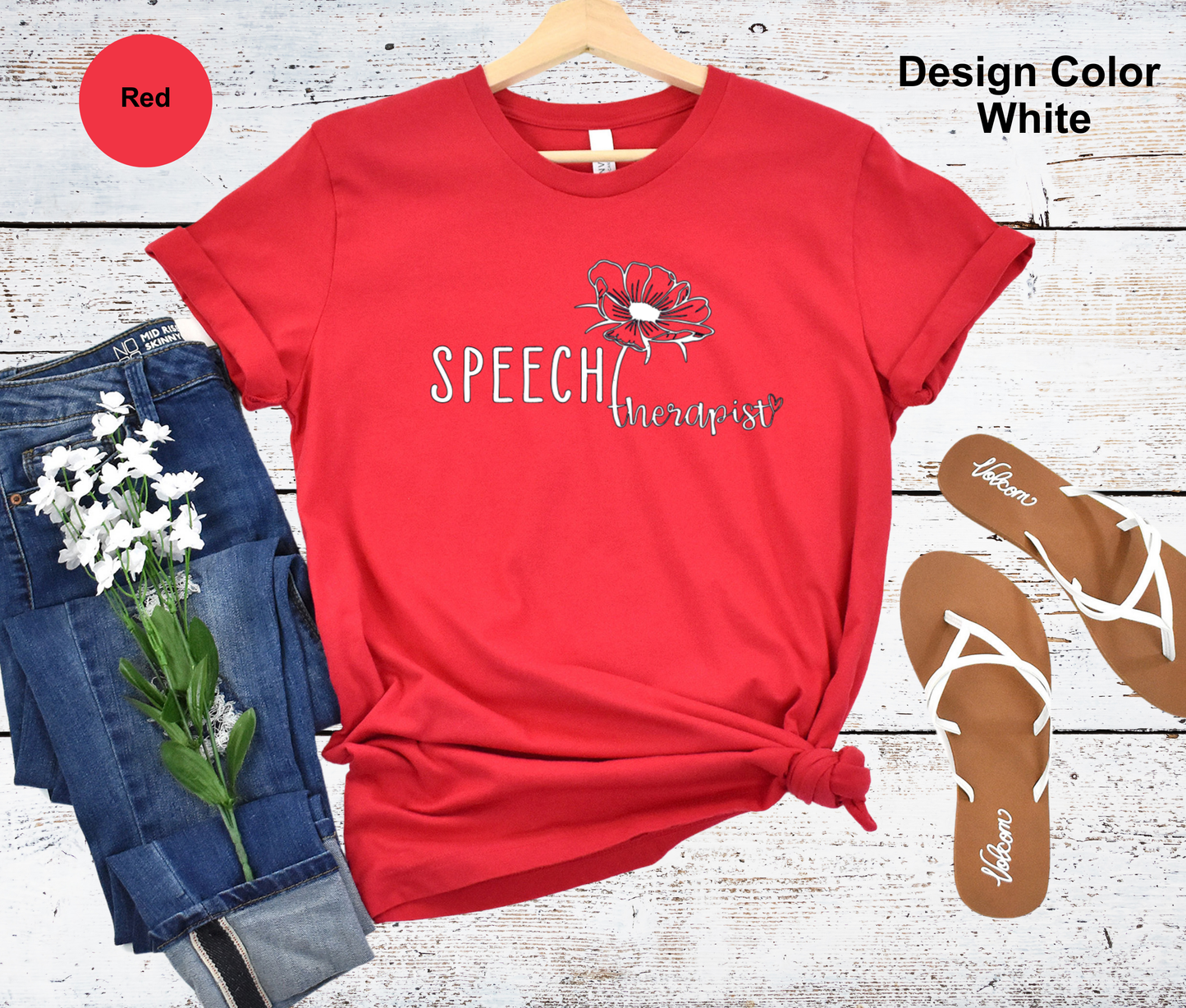 Delicate Flower-Speech Therapy Shirt
