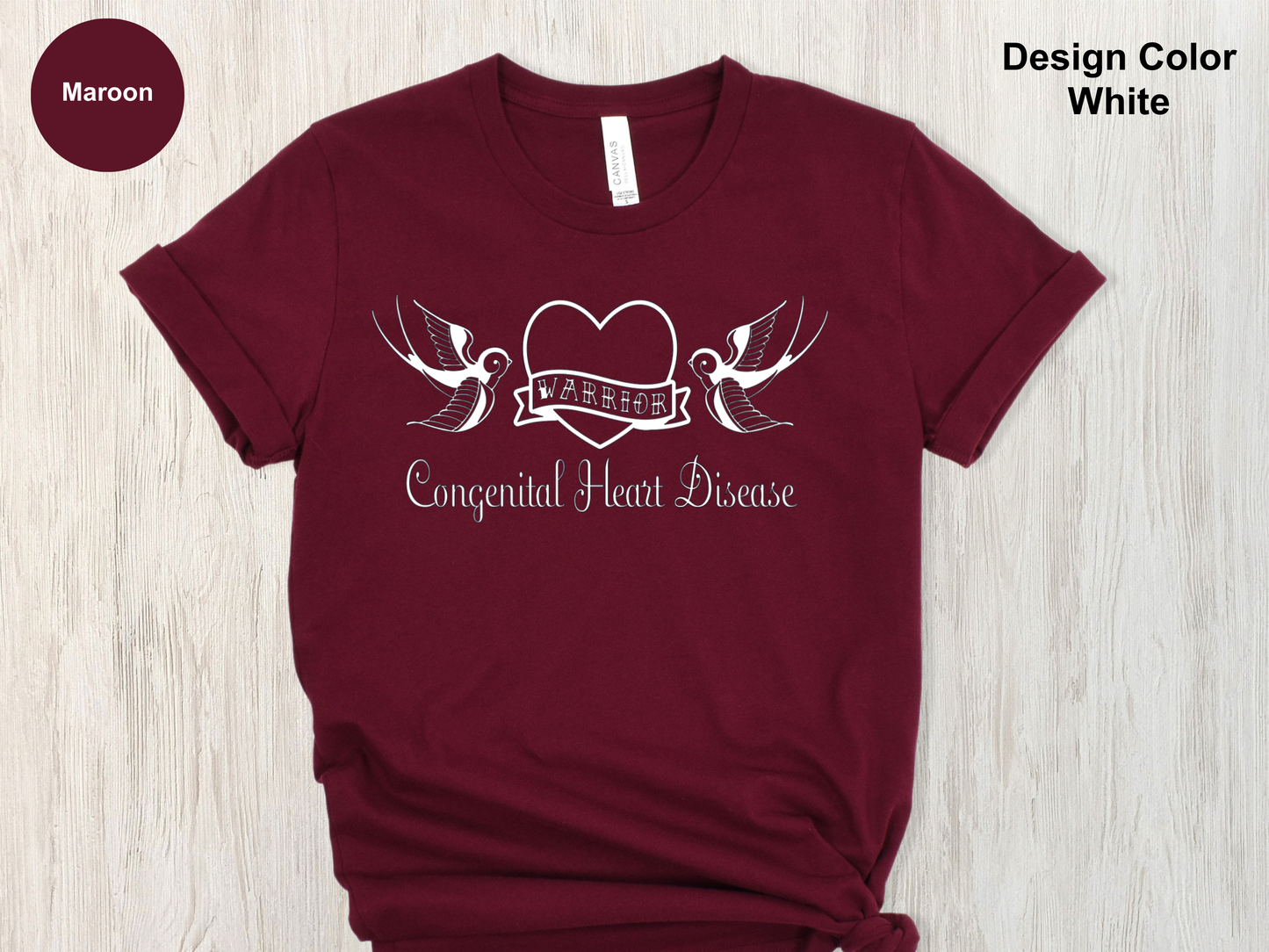 Sailor Tattoo Style-CHD Awareness Shirt