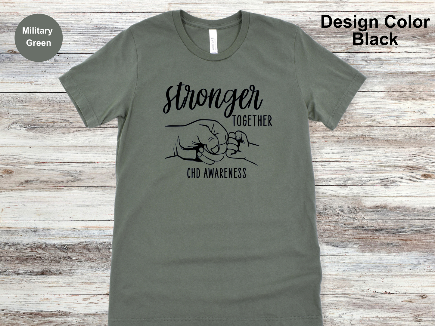 Stronger Together-CHD Awareness Shirt