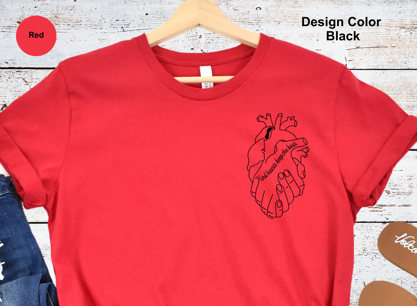 Kind Heart with Hands-CHD Shirt