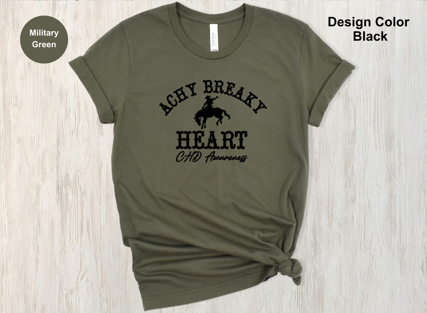 Achy Breaky Heart-CHD Awareness Shirt
