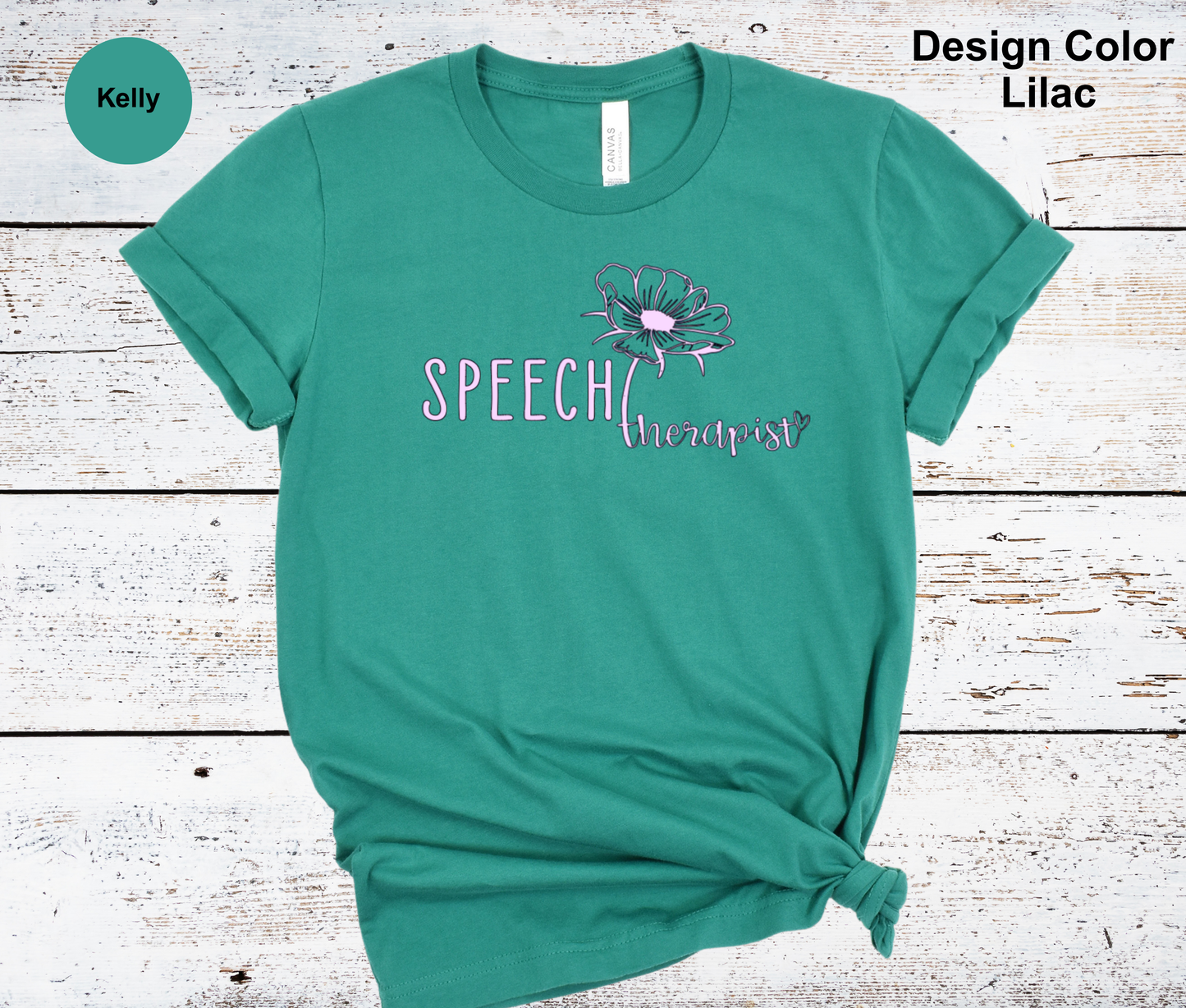 Delicate Flower-Speech Therapy Shirt