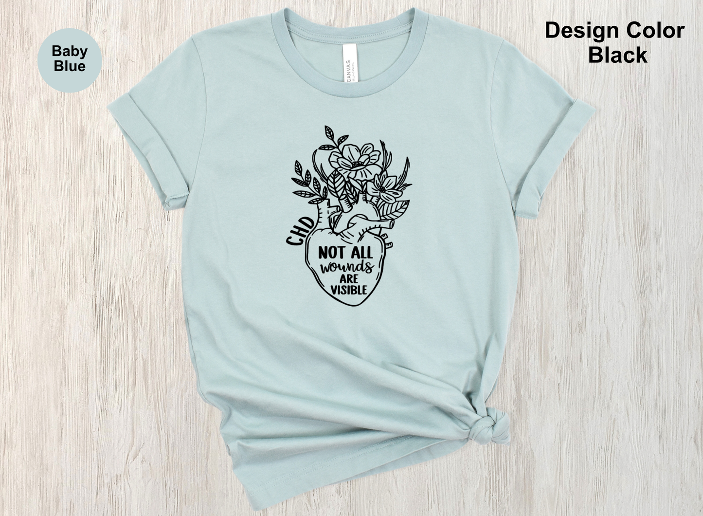 Invisible Wounds-CHD Awareness Shirt
