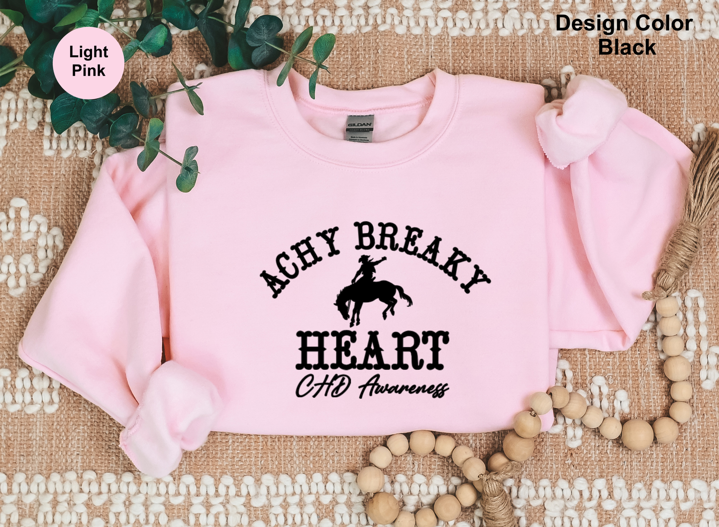 Achy Breaky Heart-CHD Awareness Sweatshirt