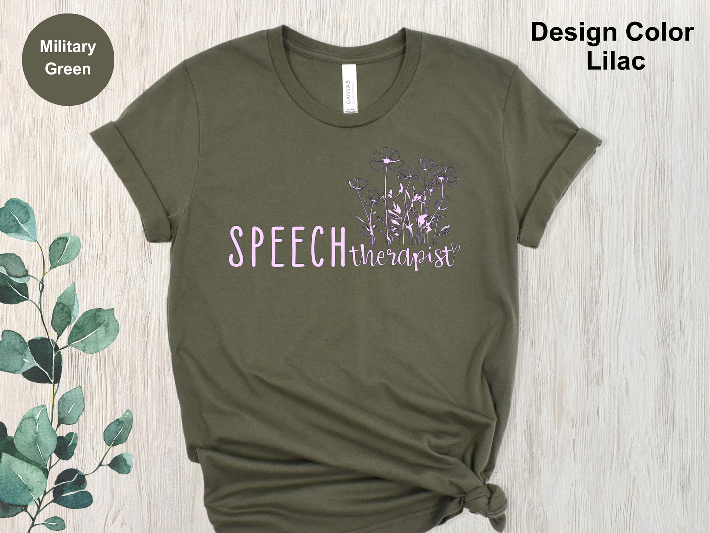 Flower Garden-Speech Therapy Shirt