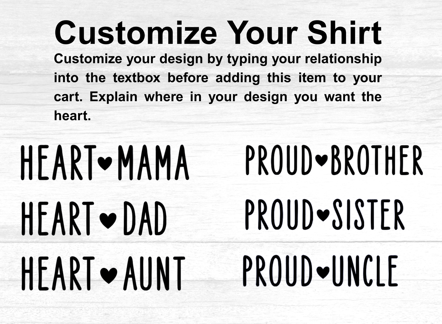 Gotta' Have Heart Family Shirt
