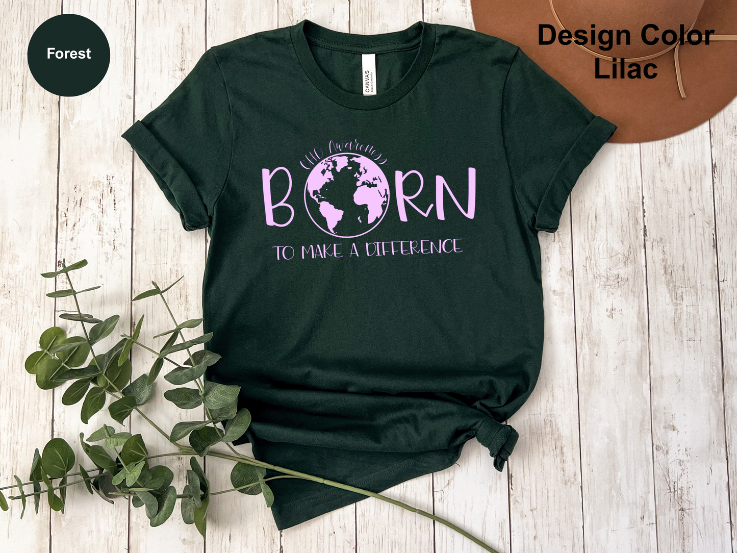 Born To Make A Difference-CHD Awareness Shirt