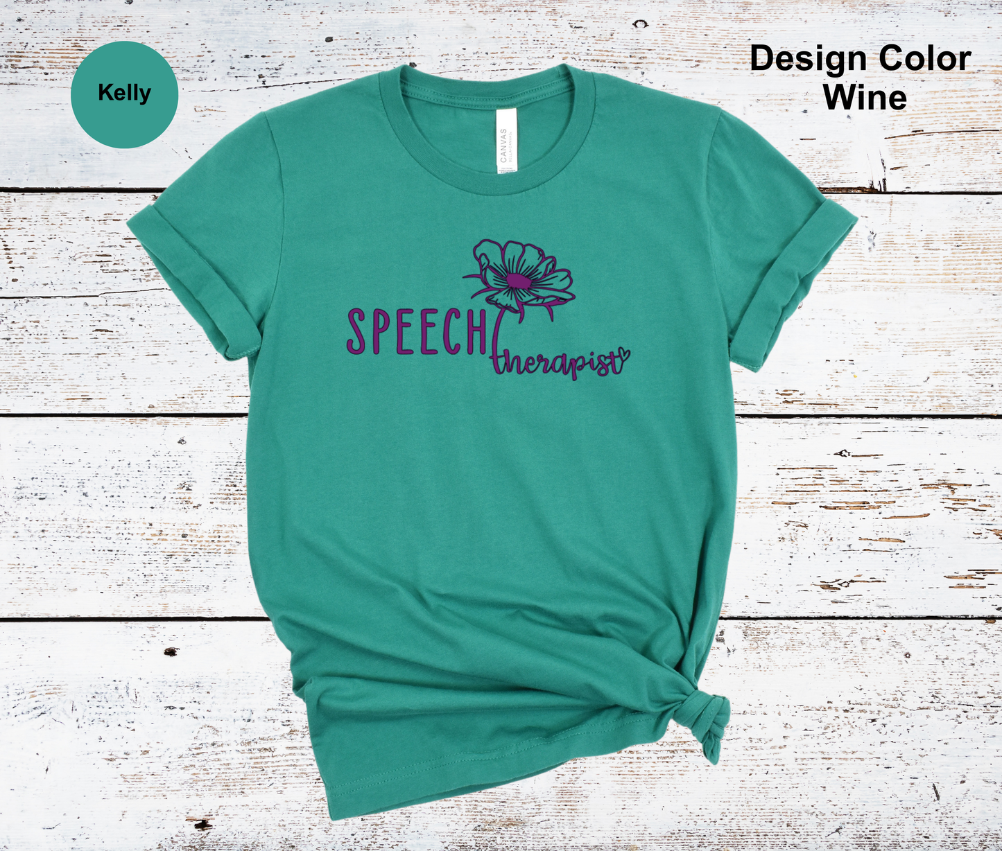 Delicate Flower-Speech Therapy Shirt