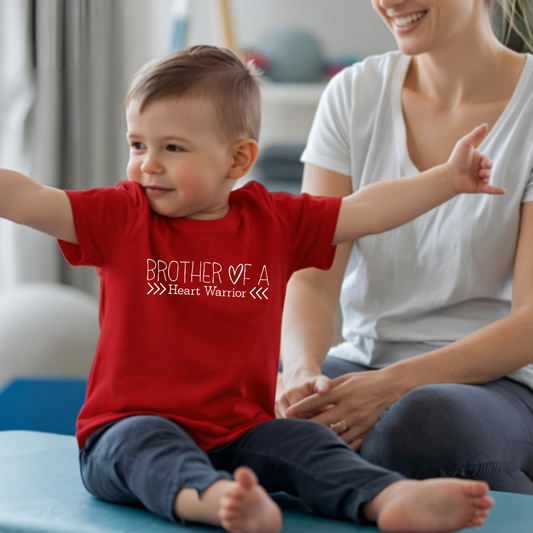 Heart Month CHD Awareness | Brother of a Heart Warrior-Kids Sizes
