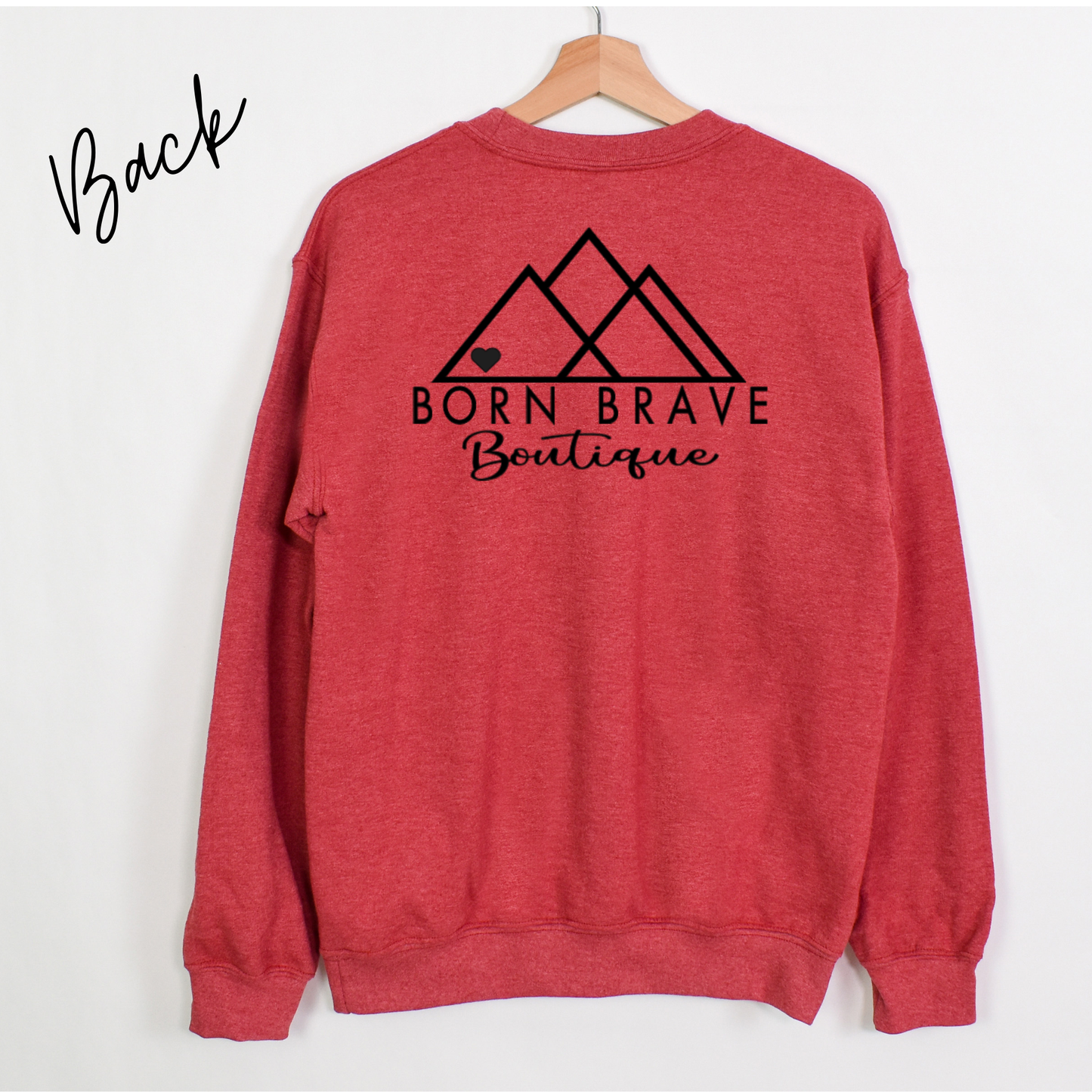 Heart Warrior Grandma Sweatshirt – Personalized Gildan Crewneck | CHD Awareness