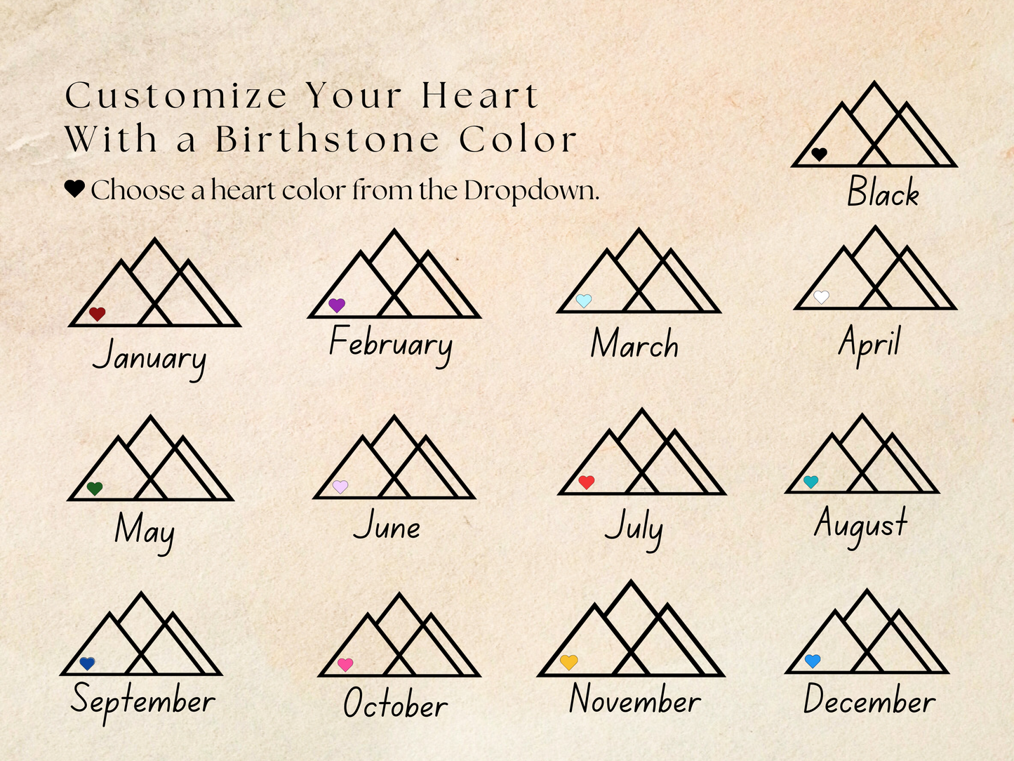 Born Brave Boutique Logo Tee – Personalized Heart Color