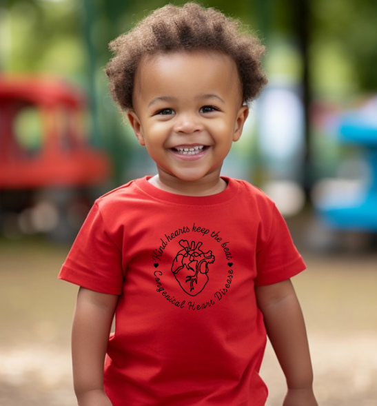 Kind Hearts Keep the Beat-Toddler Shirt