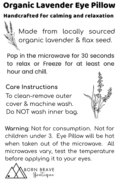 Lavender Eye Pillow — Buy One, Give One