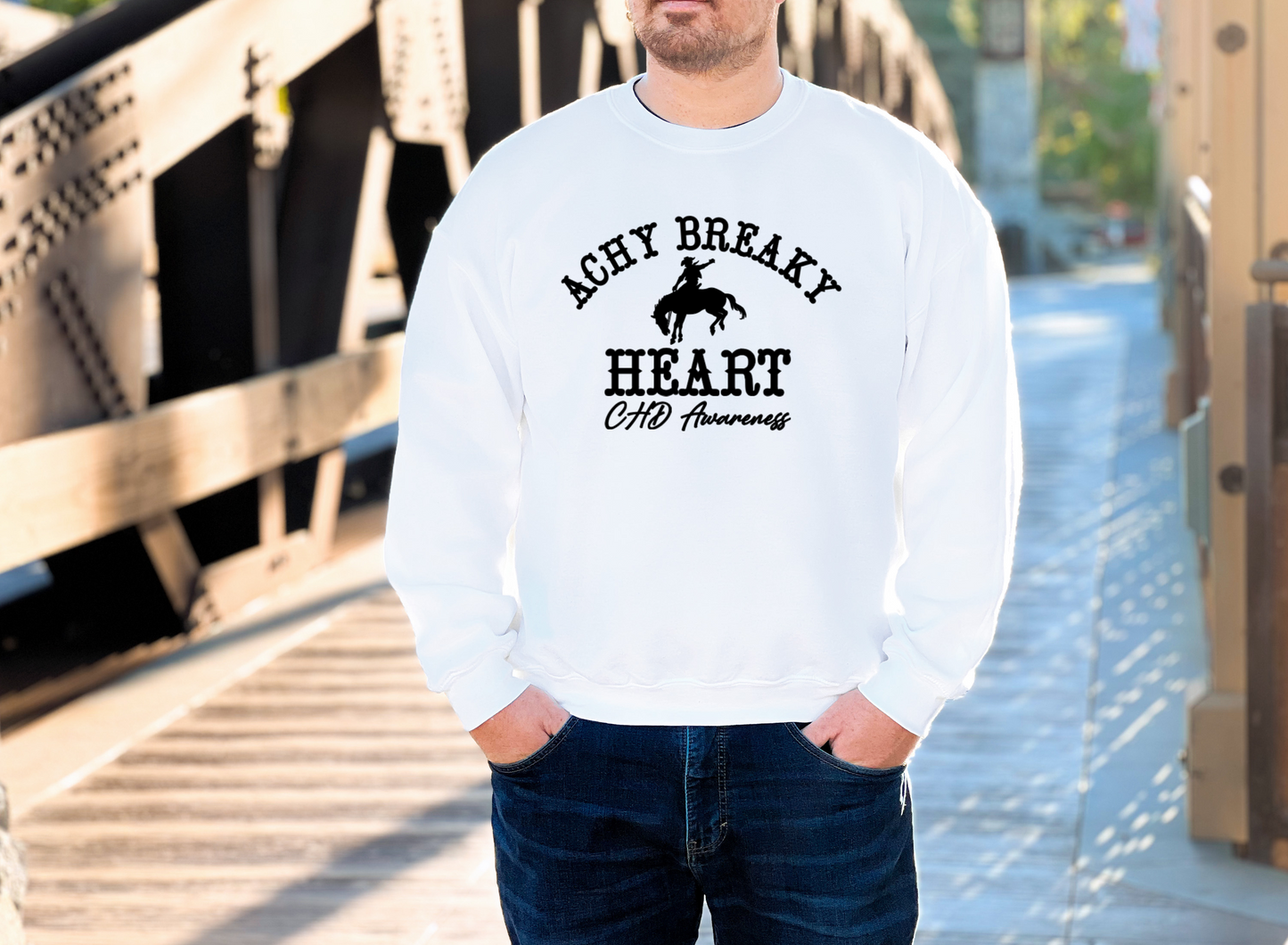Achy Breaky Heart-CHD Awareness Sweatshirt