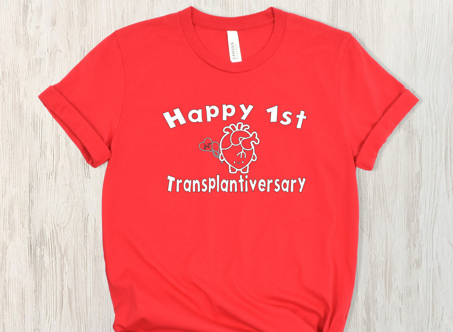 My Donor Heart Turns 1-Adult Unisex