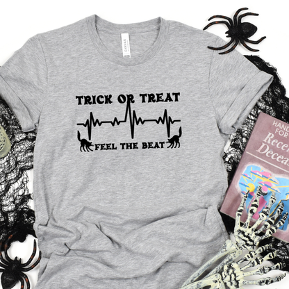 Feel The Beat Heartbeat-Shirt