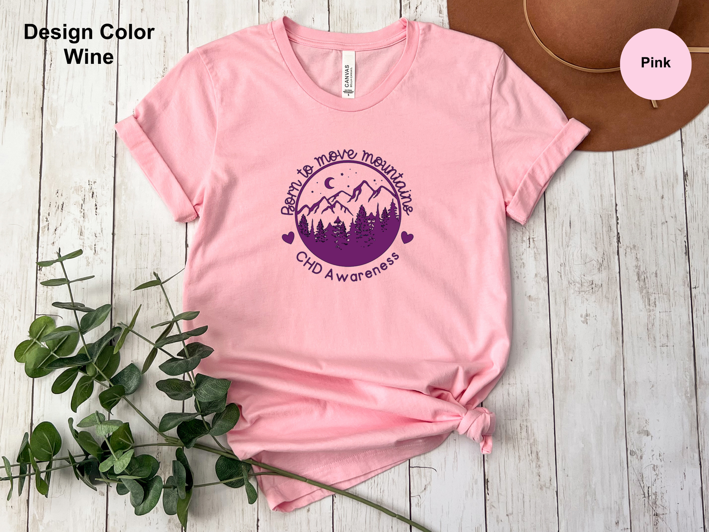Born To Move Mountains CHD Shirt