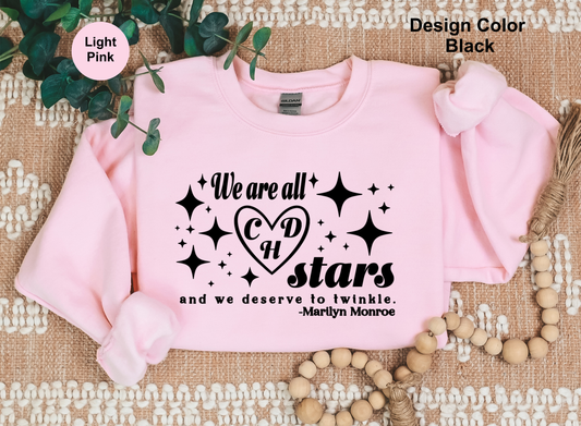 Twinkling Stars-CHD Awareness Sweatshirt
