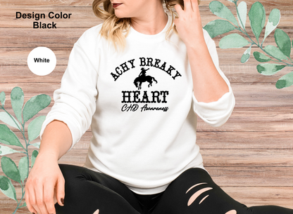 Achy Breaky Heart-CHD Awareness Sweatshirt