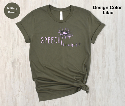 Delicate Flower-Speech Therapy Shirt