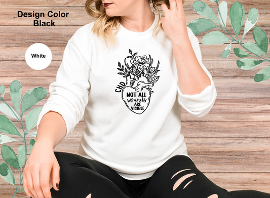 Invisible Wounds-CHD Awareness Sweatshirt