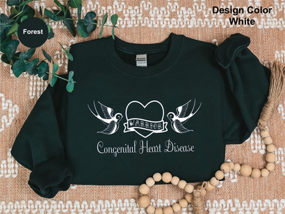 Sailor Tattoo Style-CHD Awareness Sweatshirt