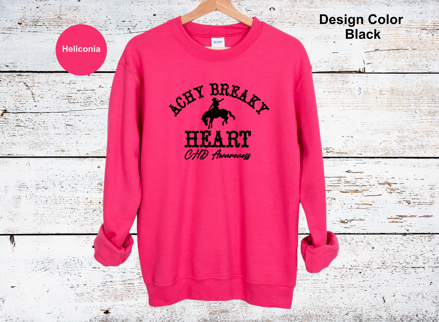 Achy Breaky Heart-CHD Awareness Sweatshirt