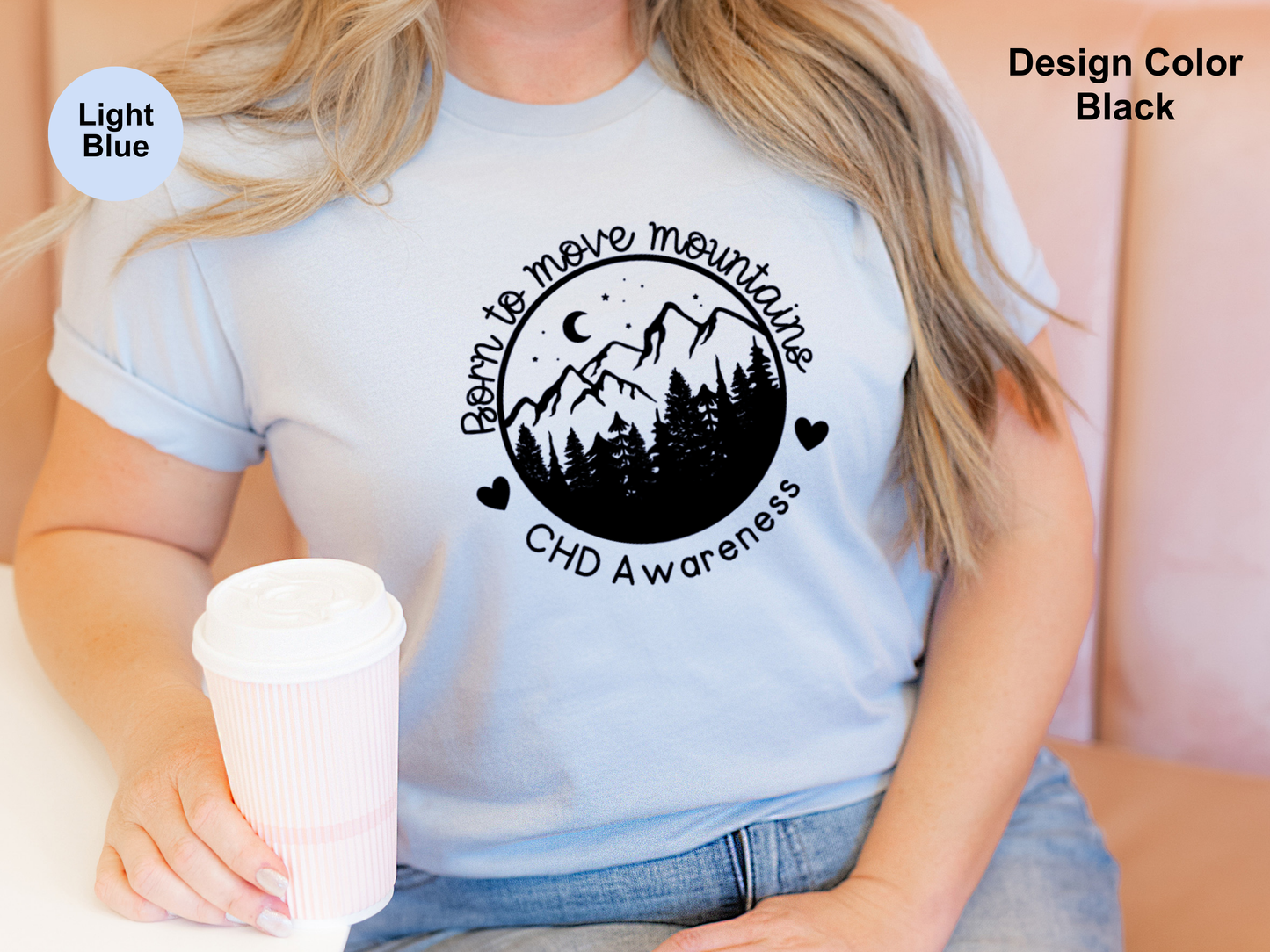 Born To Move Mountains CHD Shirt