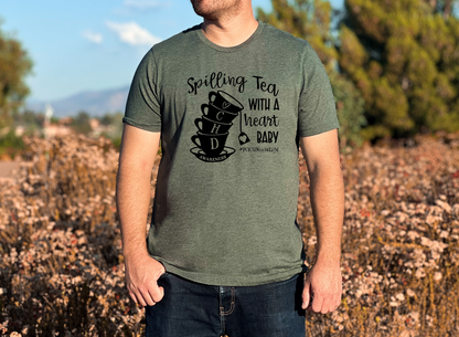 Spillin’ the Tea – CHD Nurse Tee for Cardiac Teams