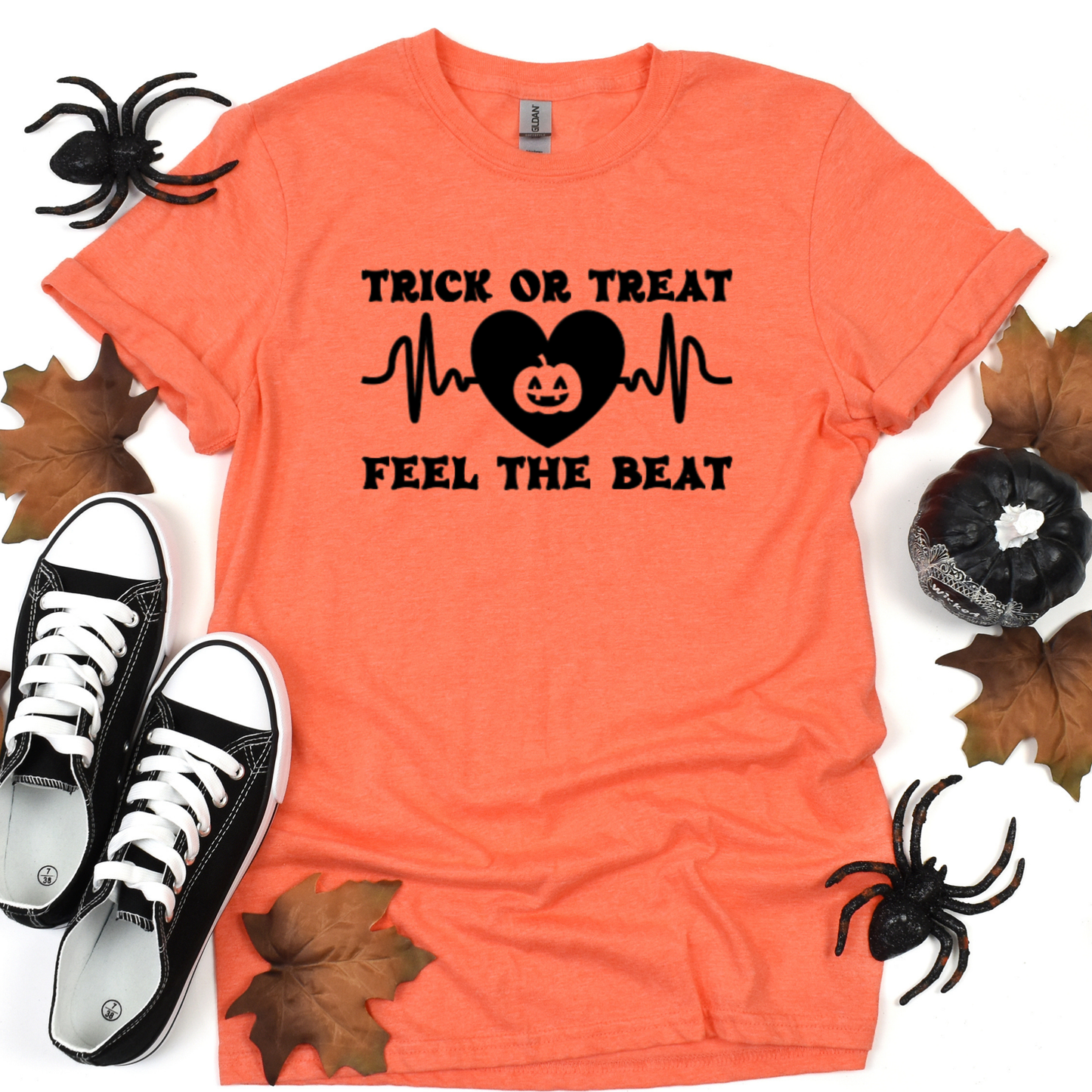 Feel The Beat Pumpkin-Shirt