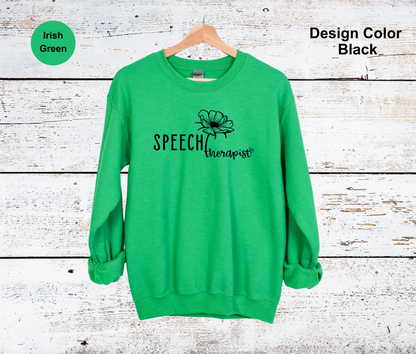 Delicate Flower-Speech Therapy Sweatshirt