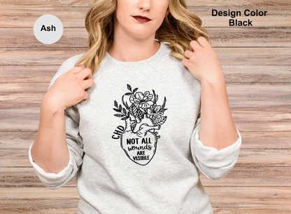 Invisible Wounds-CHD Awareness Sweatshirt