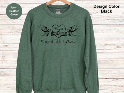 Sailor Tattoo Style-CHD Awareness Sweatshirt