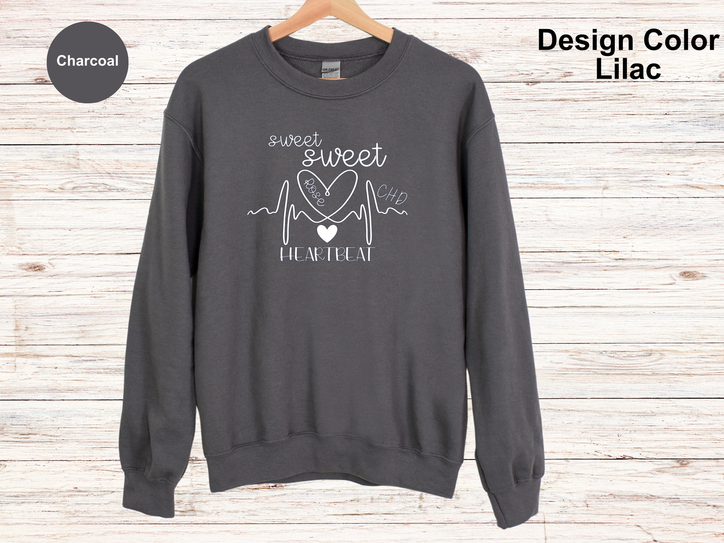 Sweet Sweet Heartbeats-CHD Awareness Sweatshirt