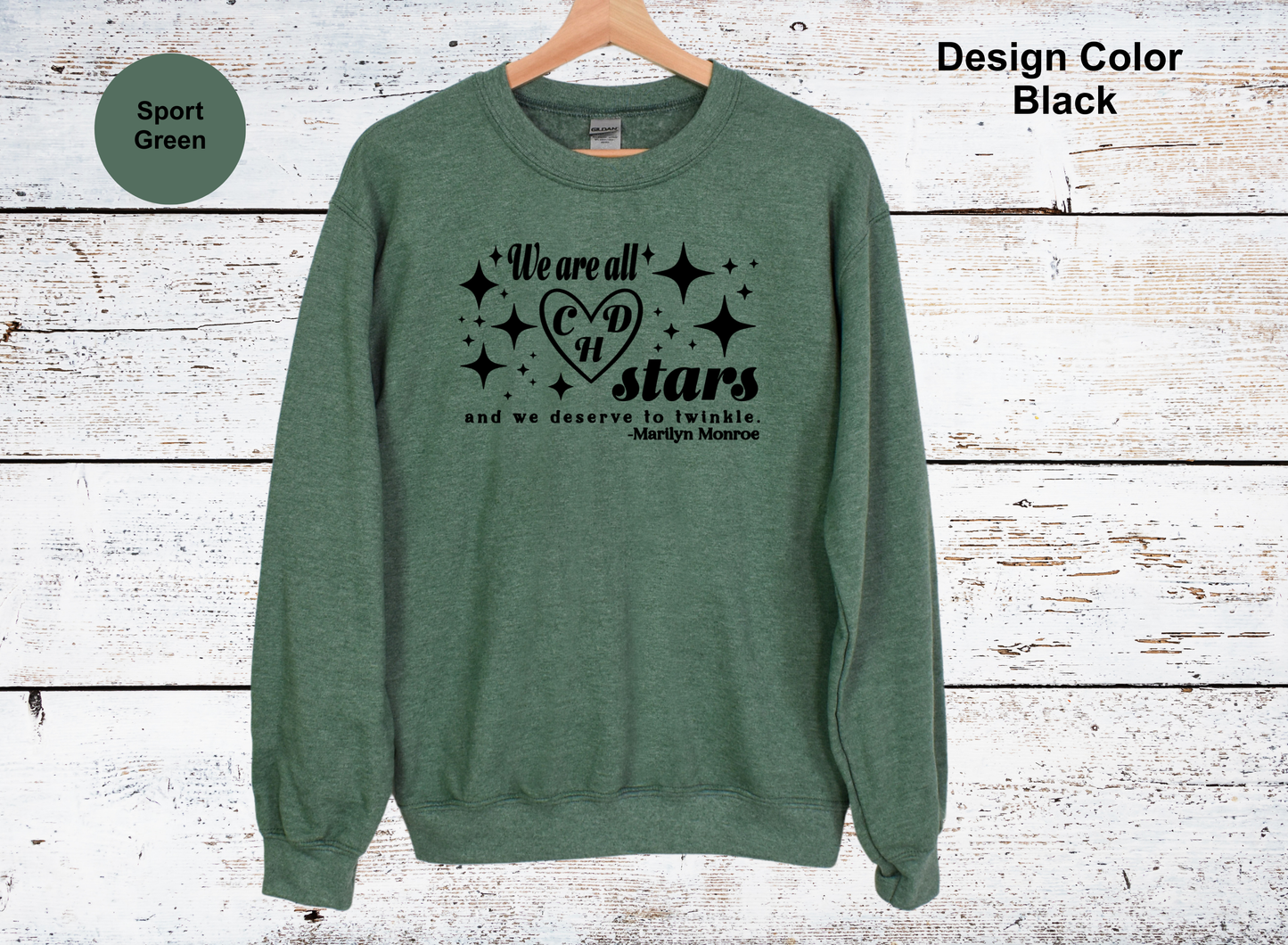 Twinkling Stars-CHD Awareness Sweatshirt